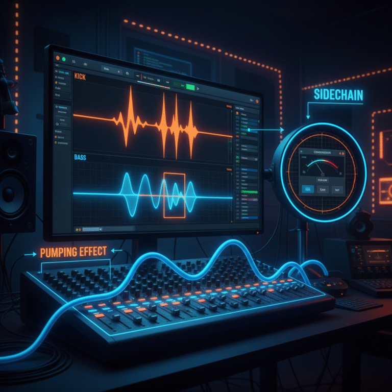 Computer Sidechain Kick and Bass